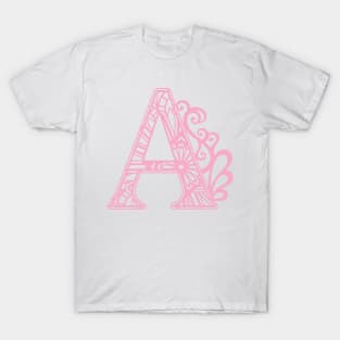 The Letter A Floral T-Shirt